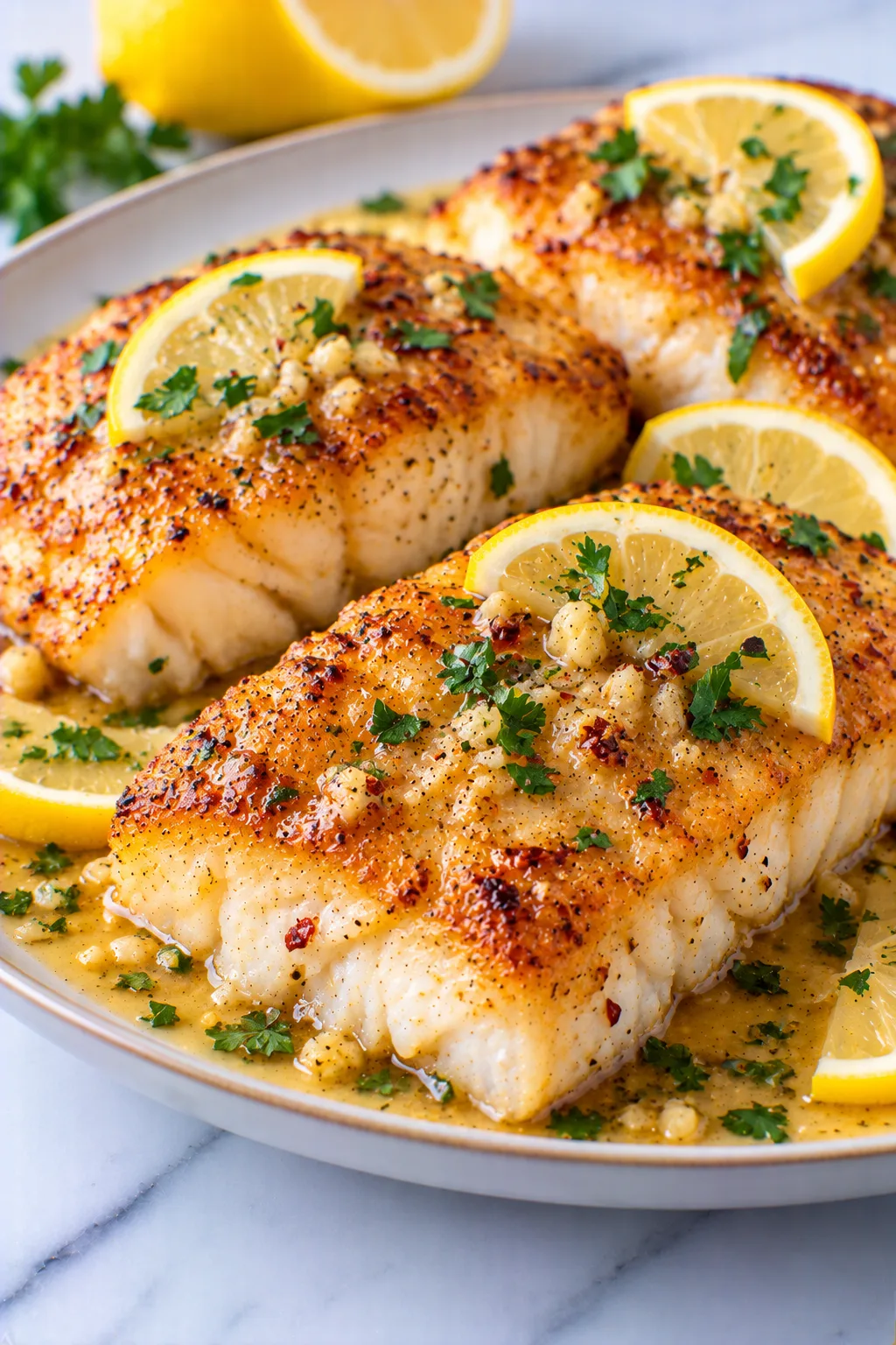 Lemon Butter Sautéed Cod