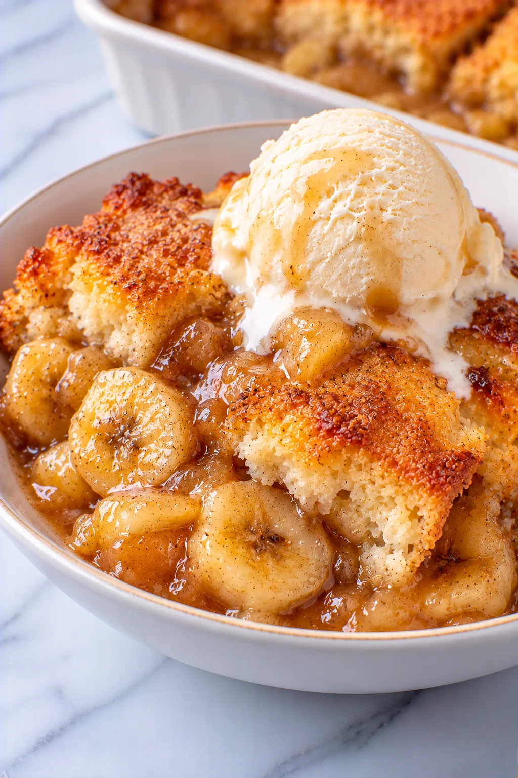 southern banana cobbler