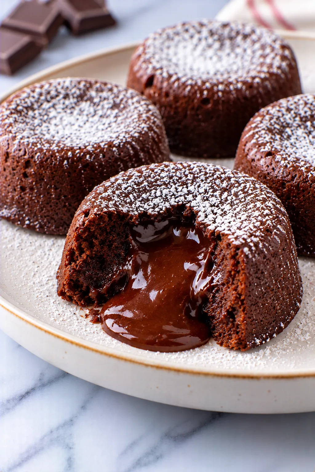 petits moelleux au chocolat