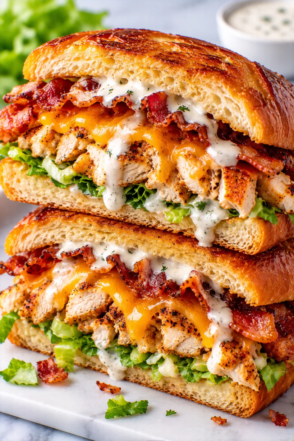 Chicken Bacon Ranch Sandwich