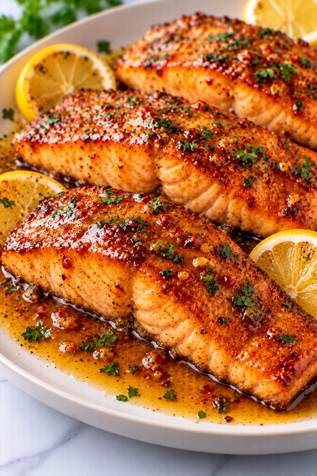 Hot Honey Butter Salmon