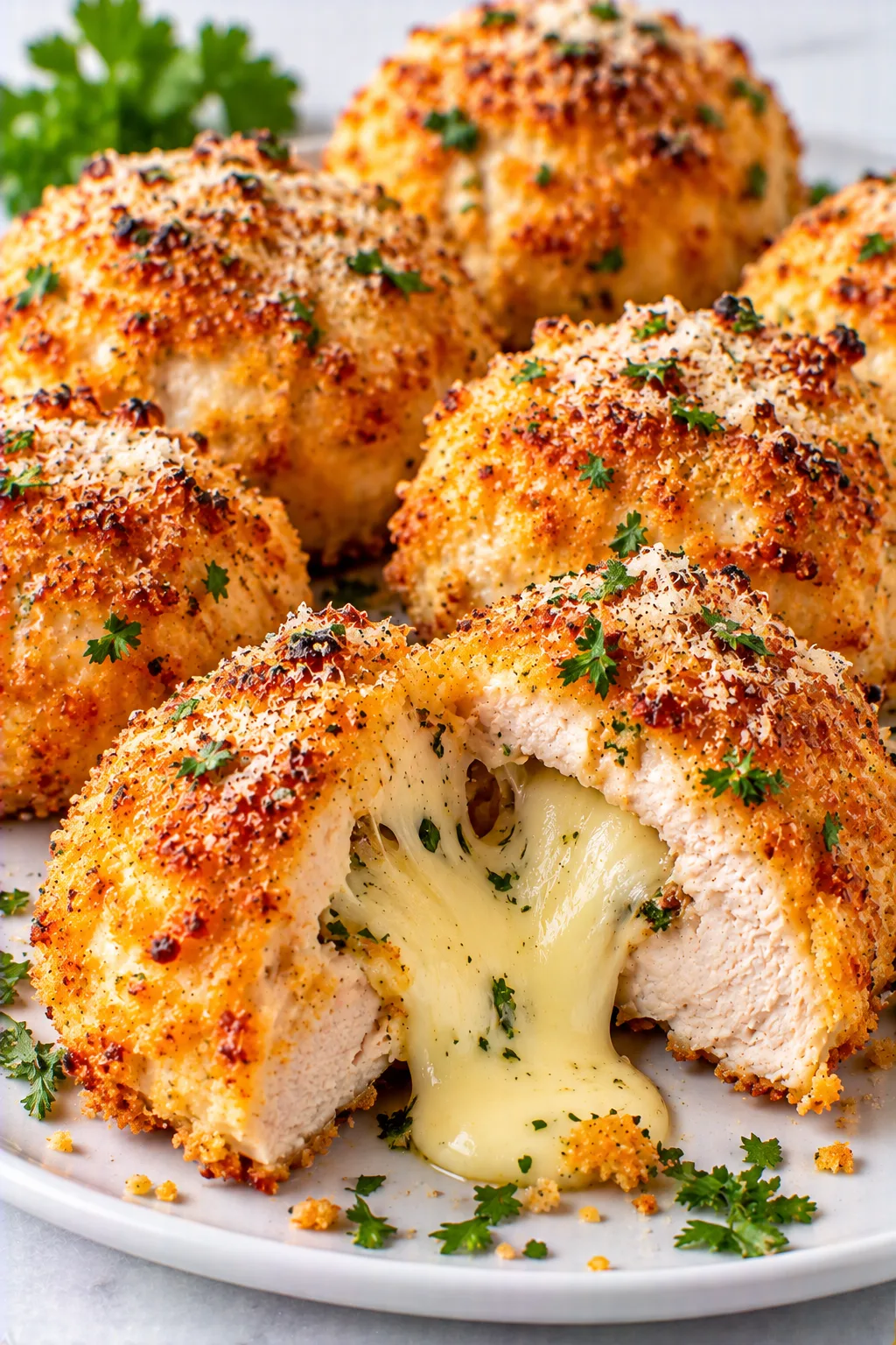 Parmesan Cloud Chicken Bombs